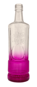 Pintado Industrial de Botellas de Vidrio • Color Degradado Semitransparente y Transparente• Aragonesa de Mateados • Galería