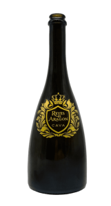 Serigrafía Industrial de Botellas de Vidrio • Botella Oscura con Serigrafía • Aragonesa de Mateados • Galería